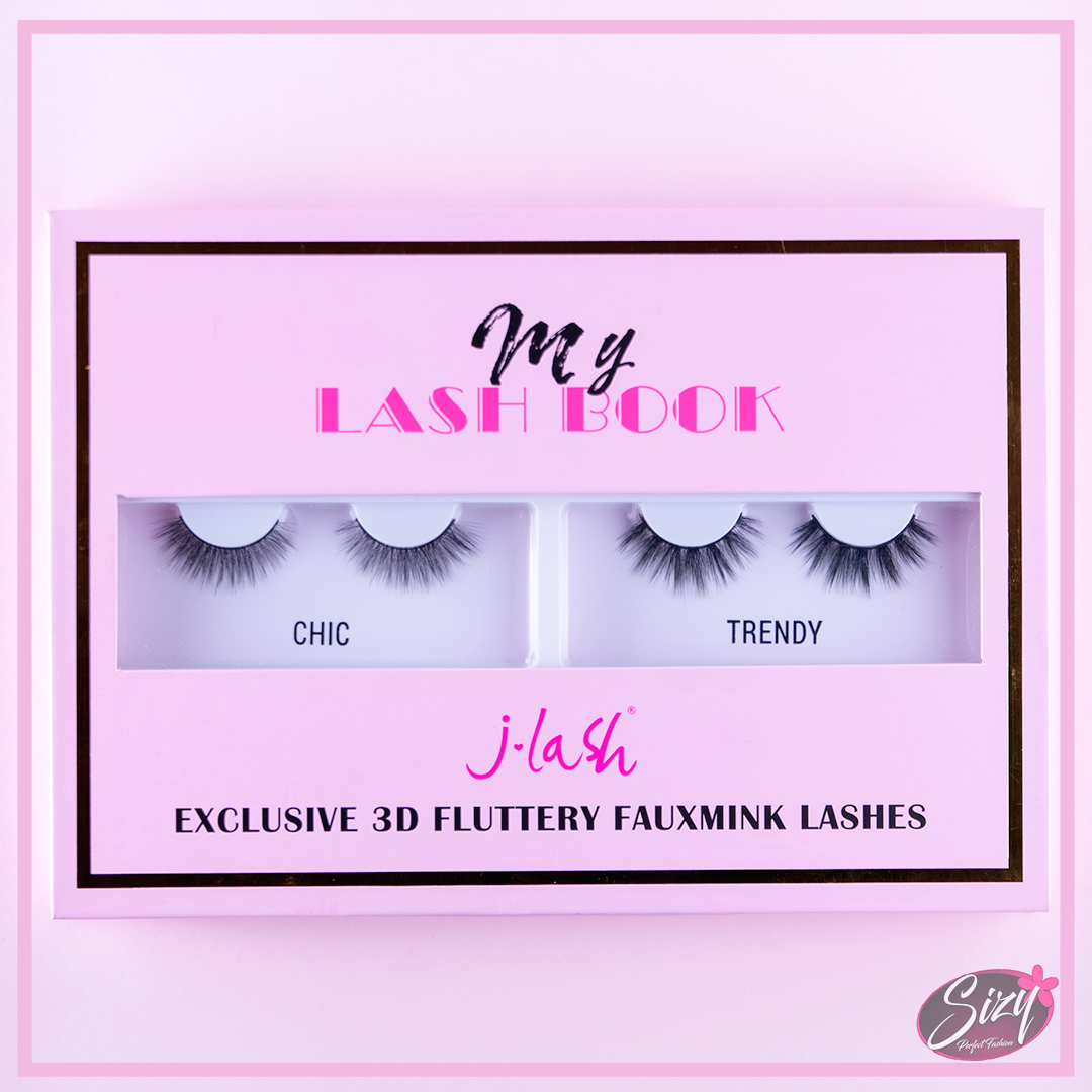 Set De Pestañas Postizas Lash Book J-Lash