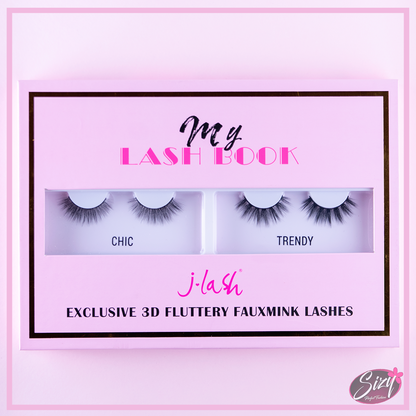 Set De Pestañas Postizas Lash Book J-Lash