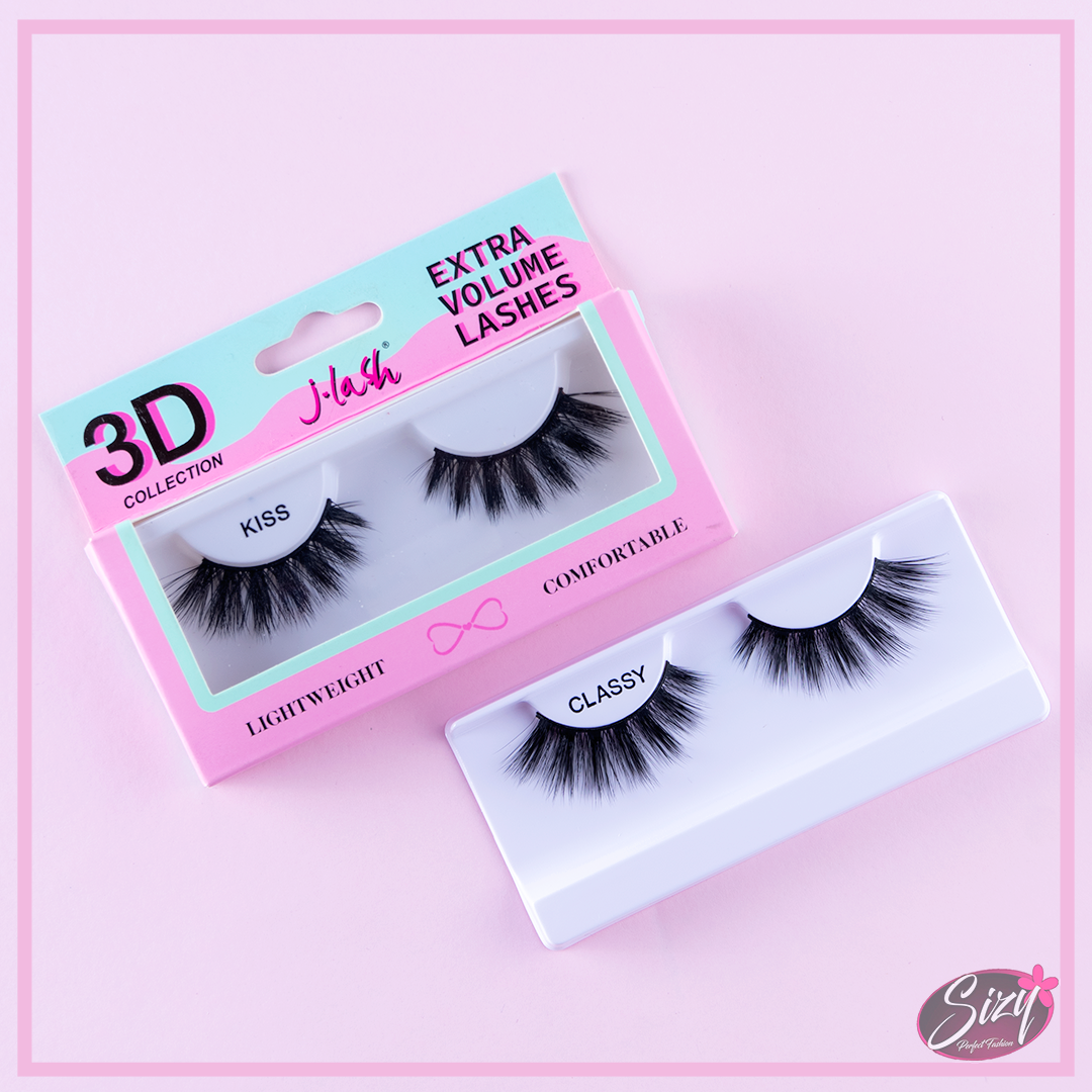 Pestañas Postizas 3D Extra Volumen J-Lash