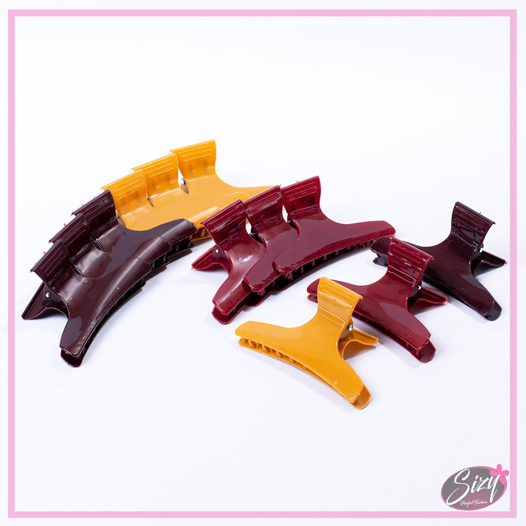 Kit De 12 Ganchos Pinza Mariposa