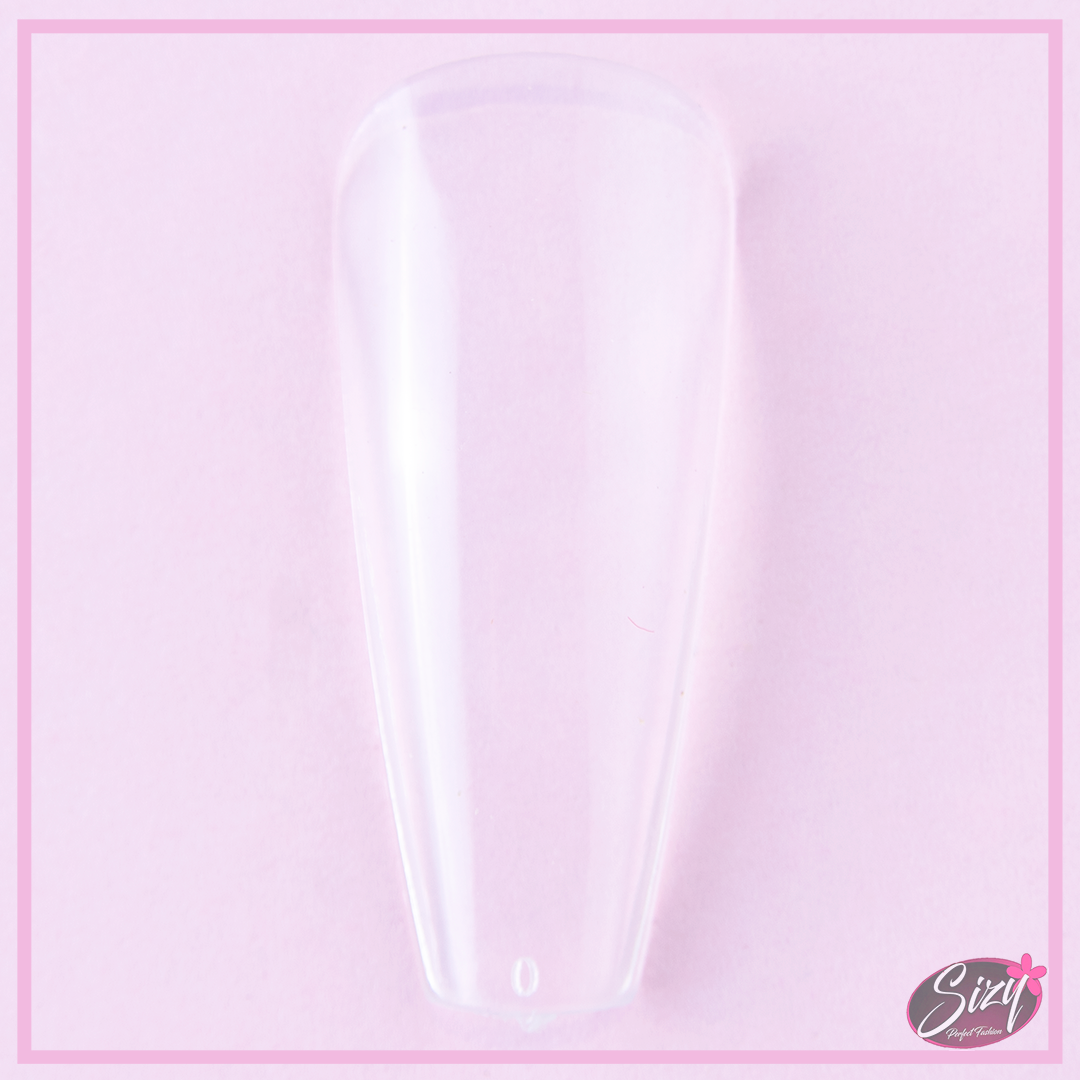 Uñas Postizas Ballerina Transparente – Adoravel