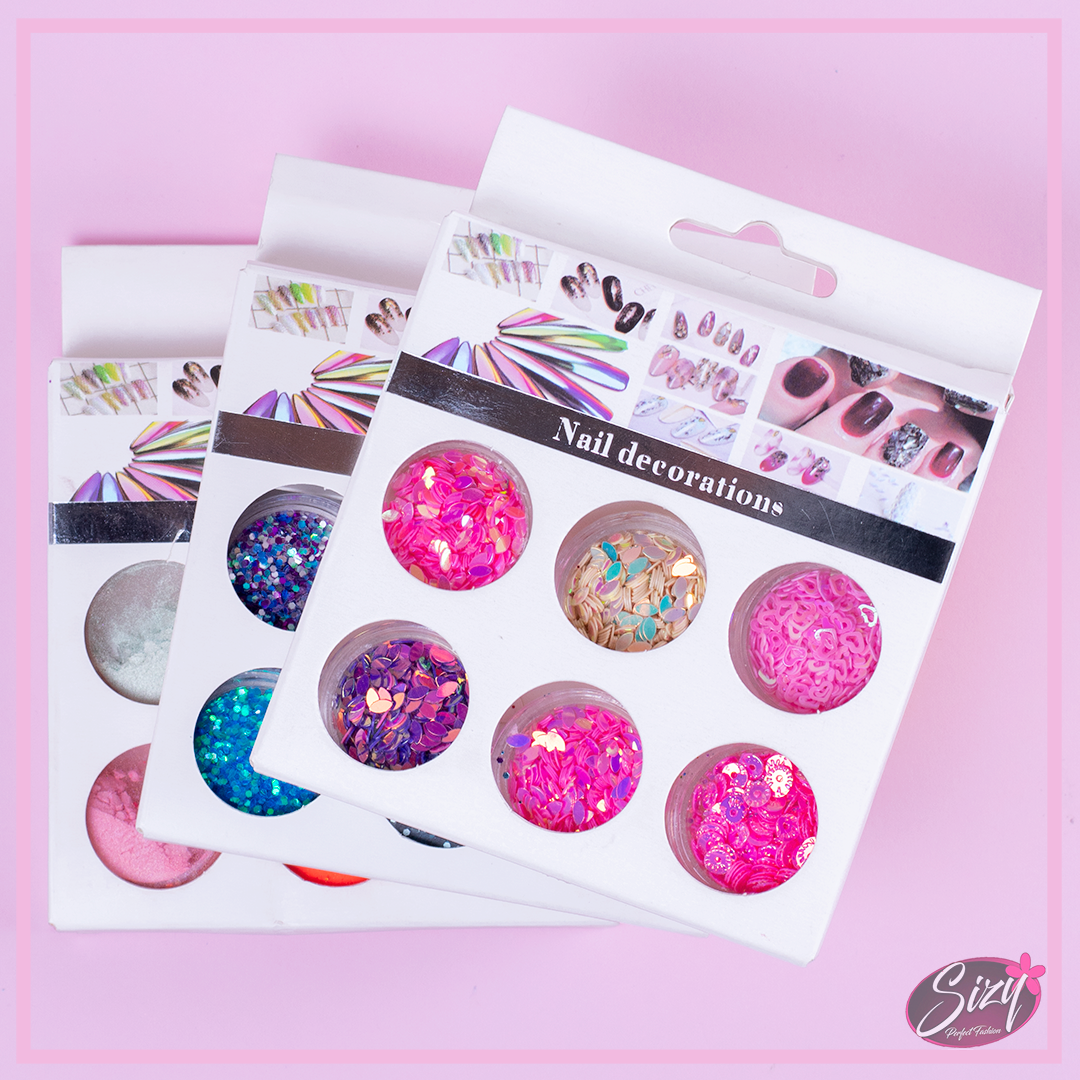 Caja De Decoración Para Uñas