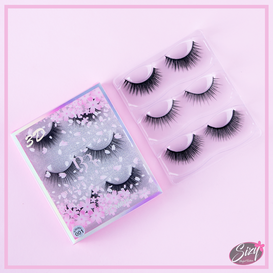 Set Pestañas Postizas 3D Beauty Republic