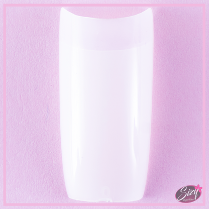 Uñas Postizas Cuadradas Adoravel Blanco