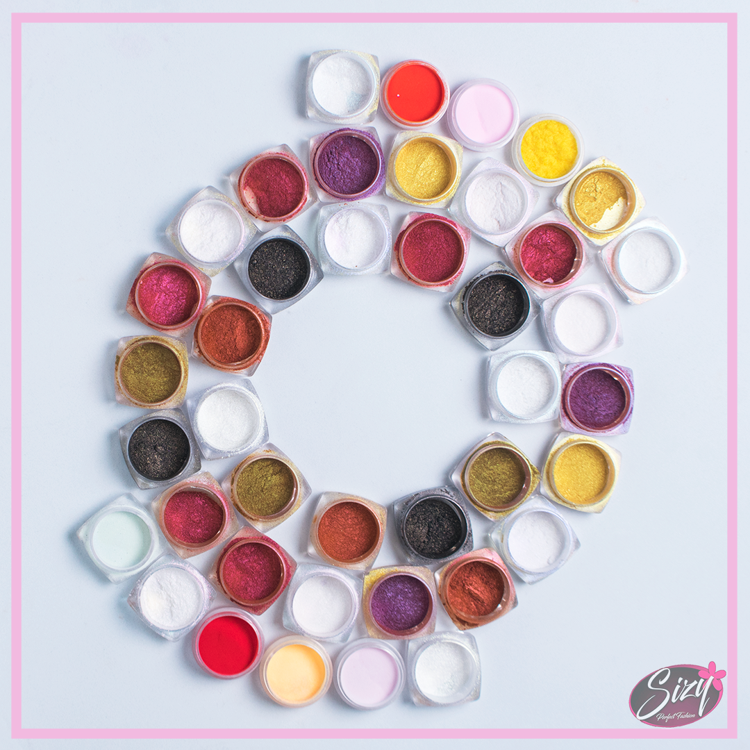 Polvo Coloreado Efecto Espejo