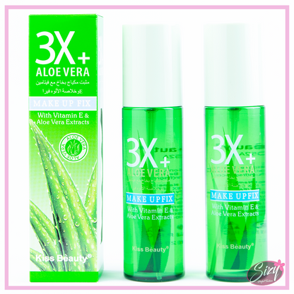 Fijador De Maquillaje 3X+ Aloe Vera Kiss Beauty