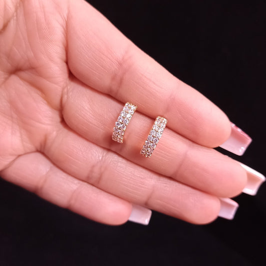 Aretes Diseño Media Luna