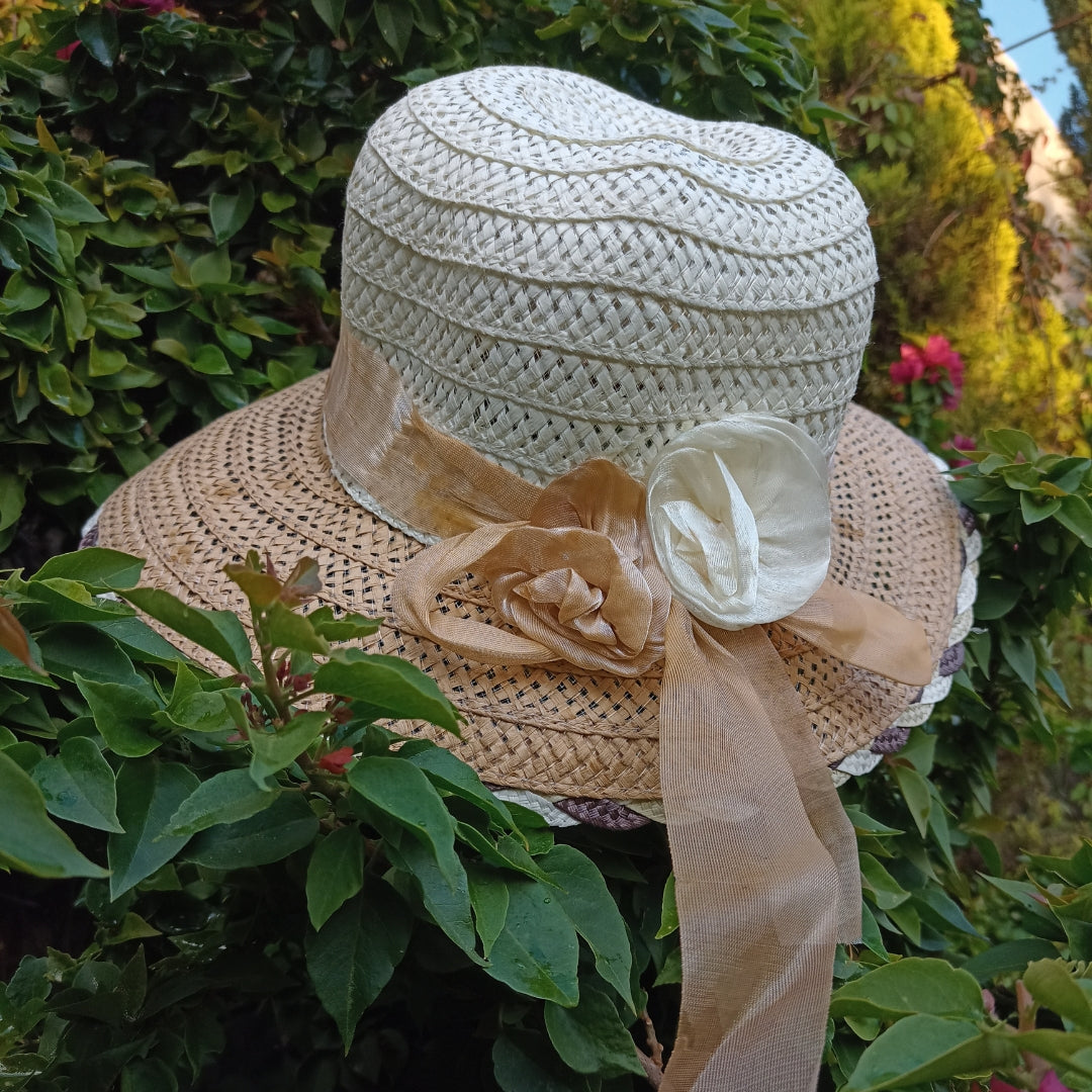Sombrero Para El Sol Floppy Beige Claro