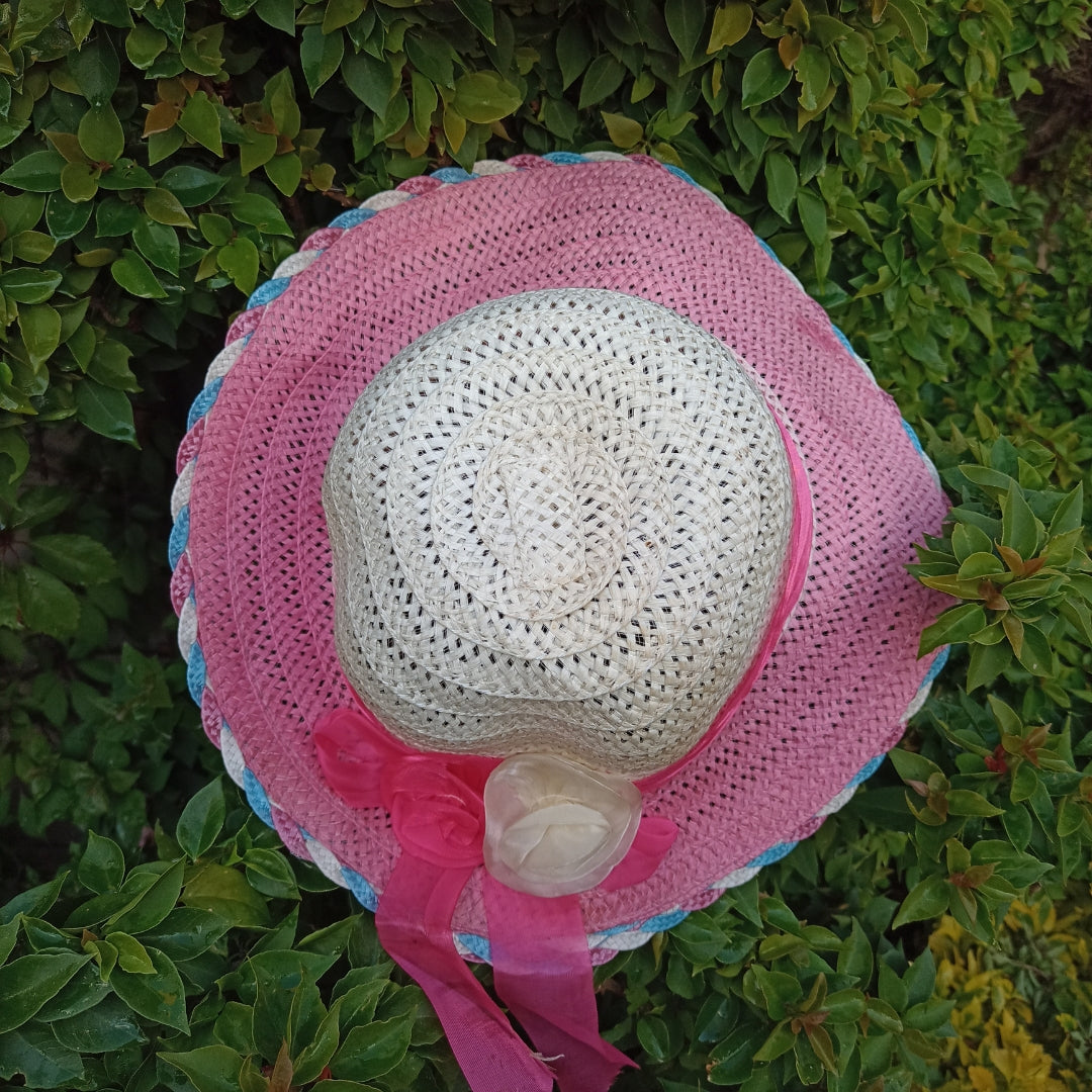 Sombrero Para El Sol Floppy Rosado