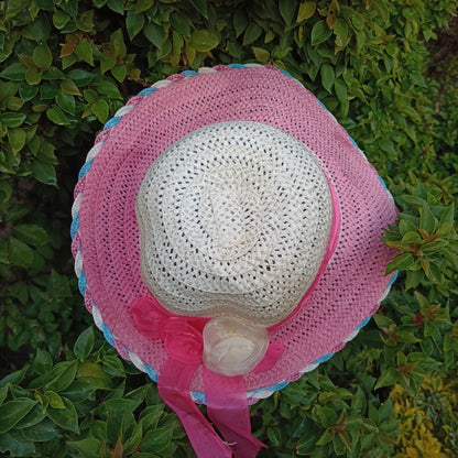 Sombrero Para El Sol Floppy Rosado