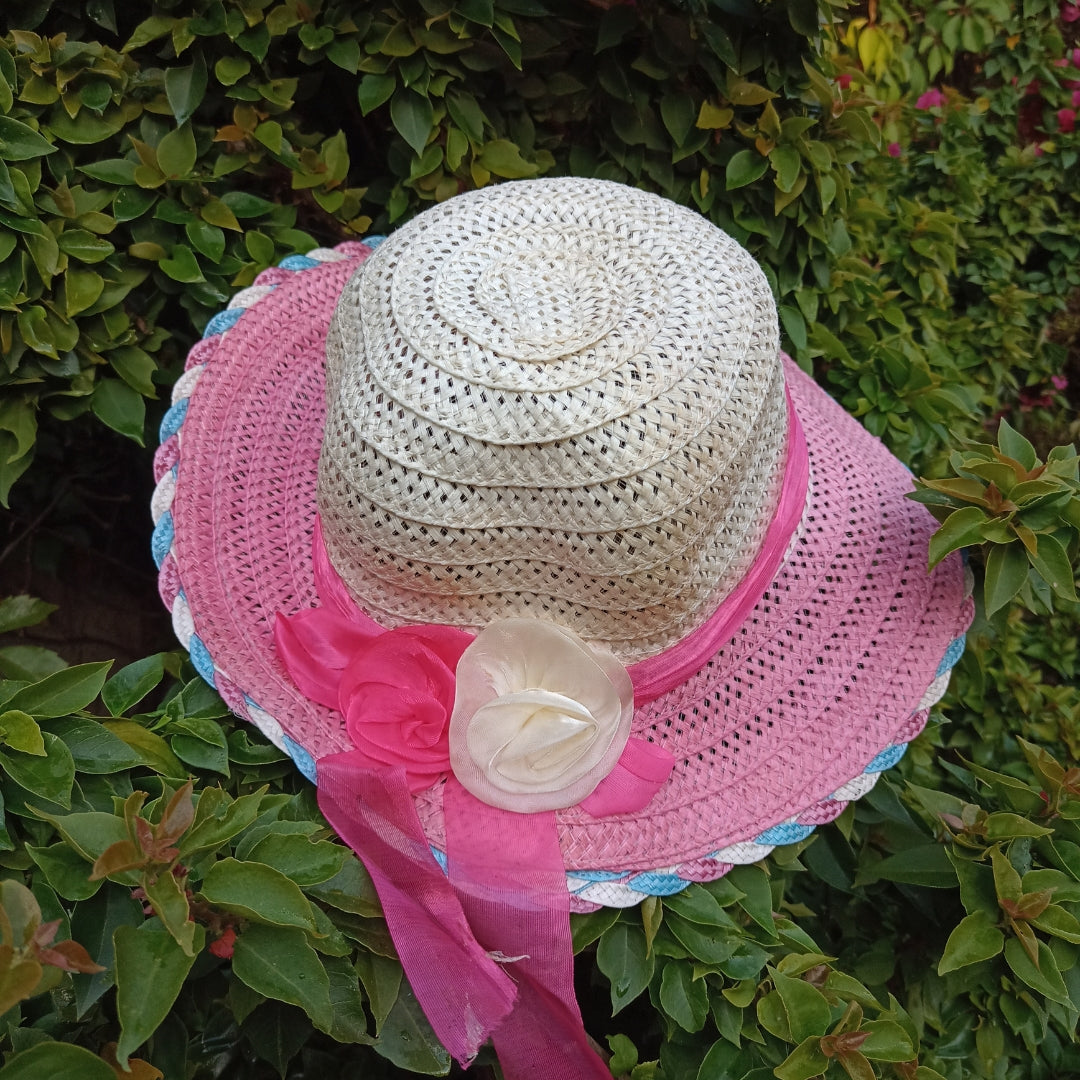 Sombrero Para El Sol Floppy Rosado
